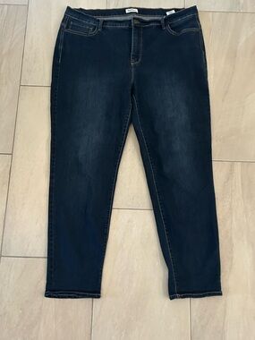 Kensie Dark Blue Ankle Skinny Jeans Ladies Size 18